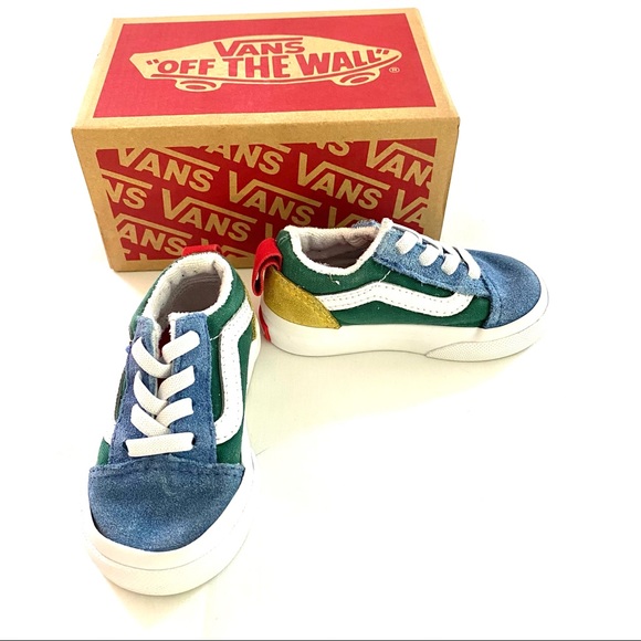 SOLD! 💚Vans Toddler Yacht Club Old Skool Elastic - Picture 4 of 15